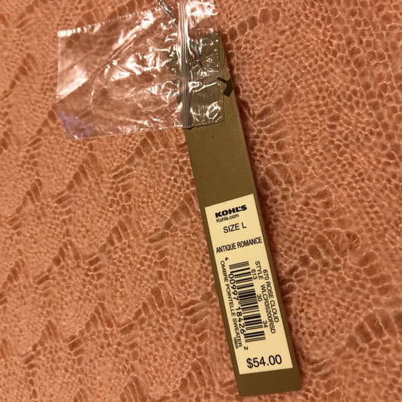 Salmon Knit Sweater - Picture 4 of 5